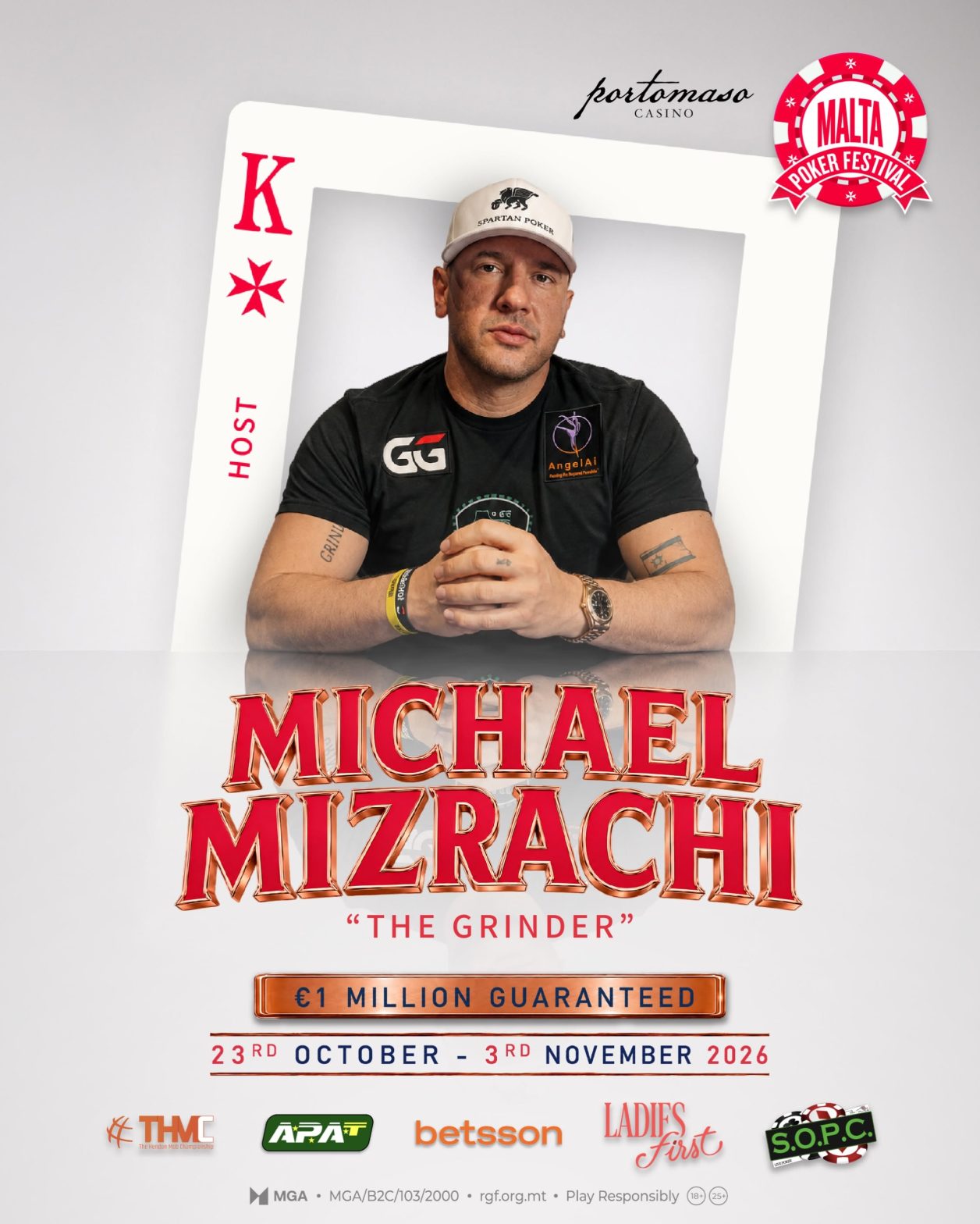 MALTA, Michael Mizrachi IS COMING to The Malta Poker Festival!